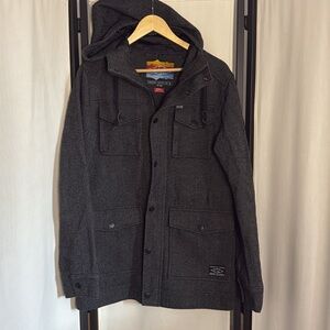 Empyre Dark Gray Hooded Jacket
